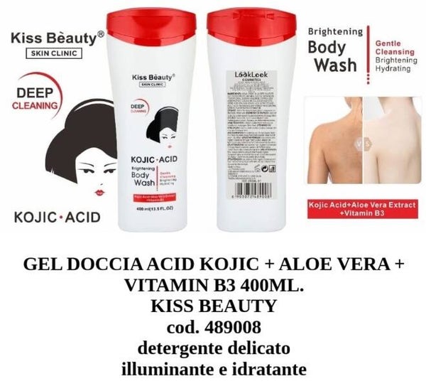 gel doccia con acido kojico Kiss Beauty