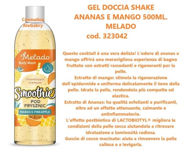 gel doccia shake  Melado