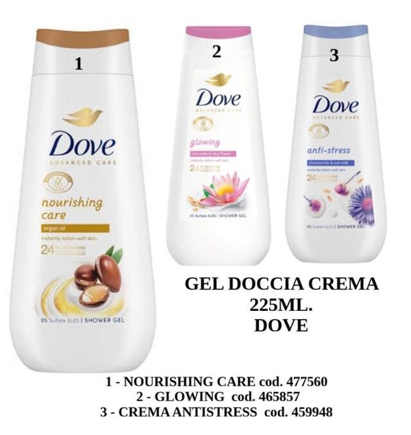 gel doccia crema Dove