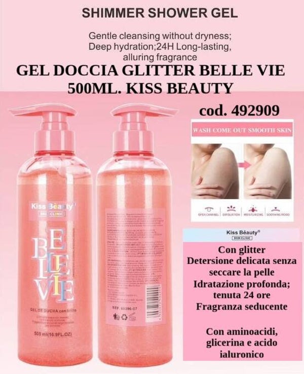gel doccia glitter belle vie Kiss Beauty
