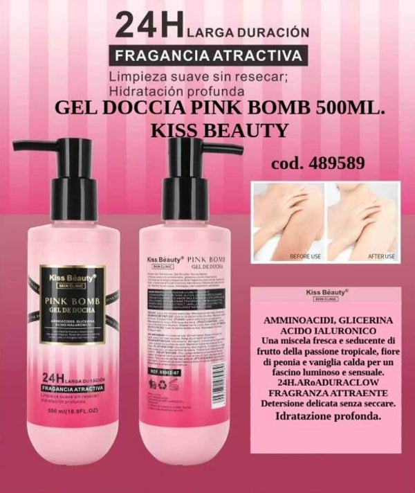 gel doccia pink bomb Kiss Beauty