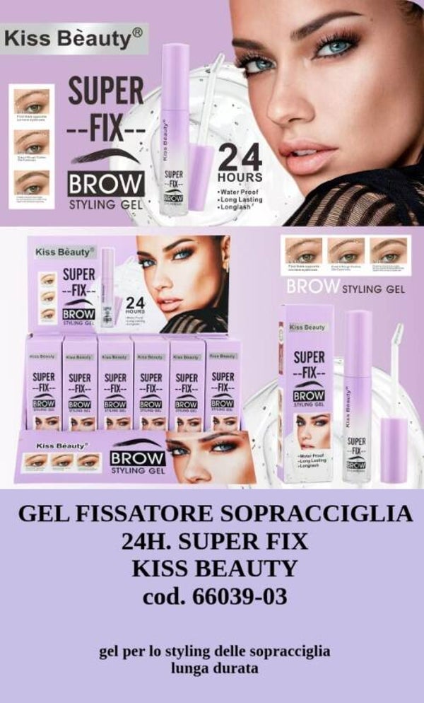 gel fissatore sopracciglia Kiss Beauty