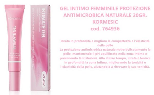 gel intimo femminile protezione antimicrobica naturale Kormesic