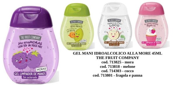 gel mani idroalcolico The fruit company