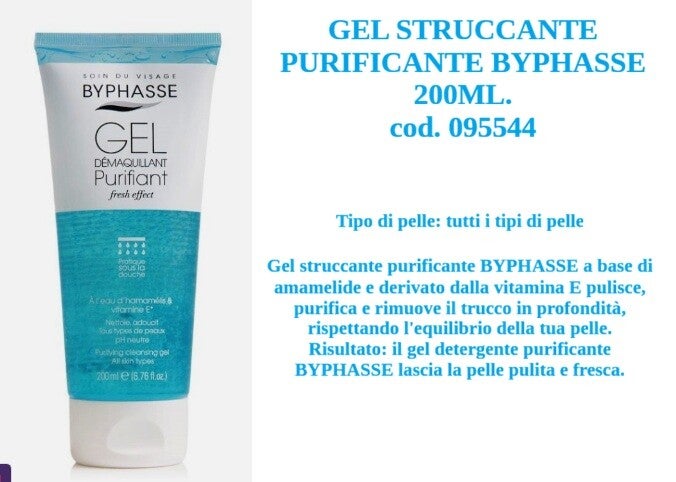 gel struccante purificante Byphasse