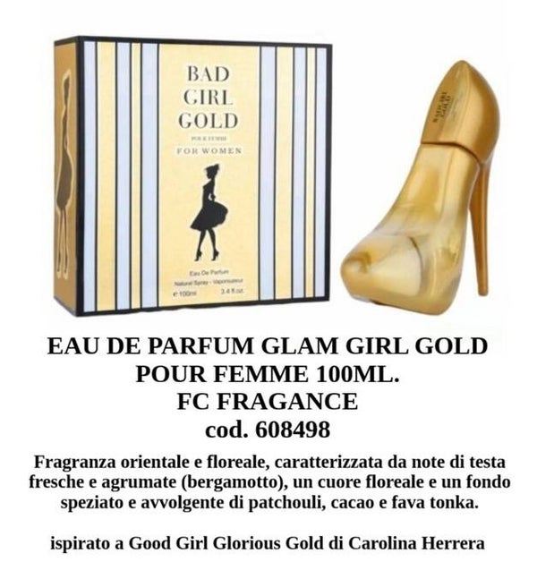 eau de parfum glam girl gold Fc Fragrance