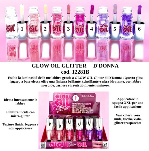 glow oil glitter D'Donna