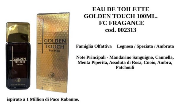 eau de parfum golden touch Fc Fragrance