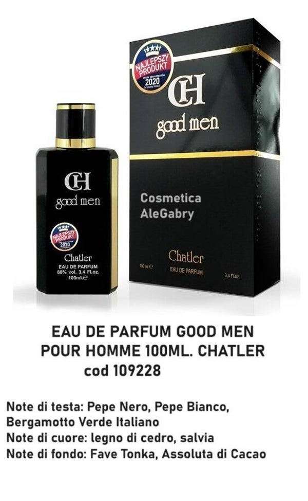 eau de parfum good men Chatler