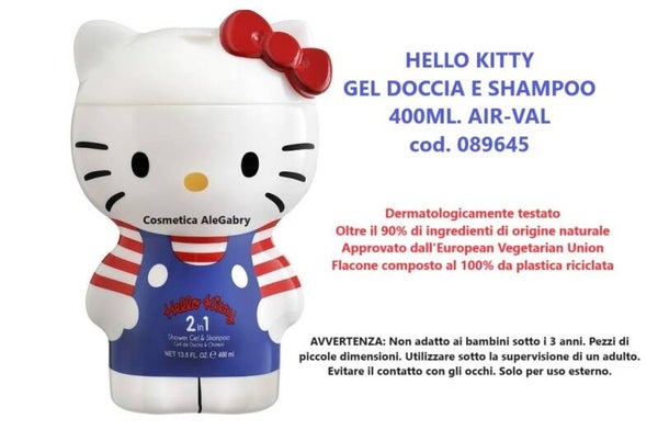 Hello Kitty gel doccia e shampoo Air-Val