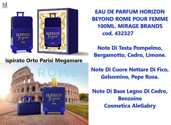 eau de parfum horizon beyond rome Mirage Brands