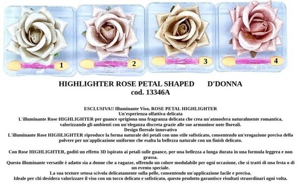 illuminante  rose petal shaped D'Donna
