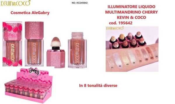 illuminatore liquido multimandrino cherry Kevin&Coco