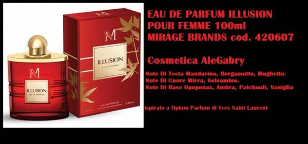 eau de parfum illusion Mirage Brands