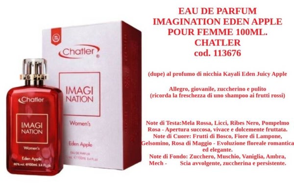eau de parfum imagination eden apple Chatler
