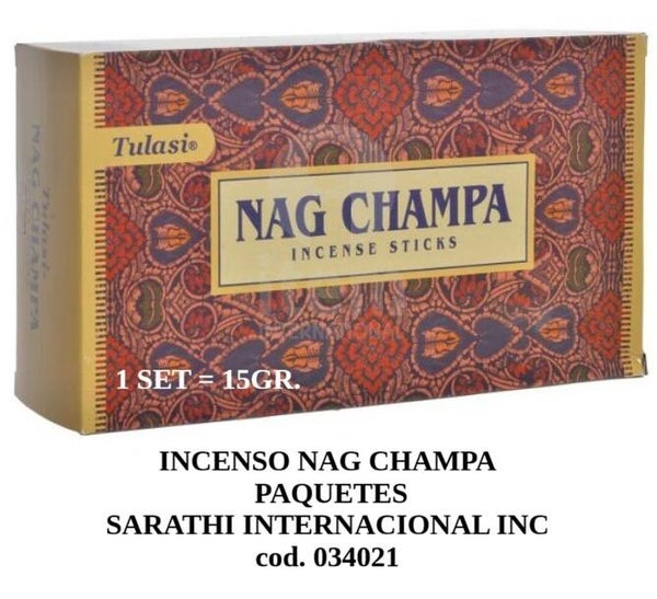 incenso nag champa Sarathi International