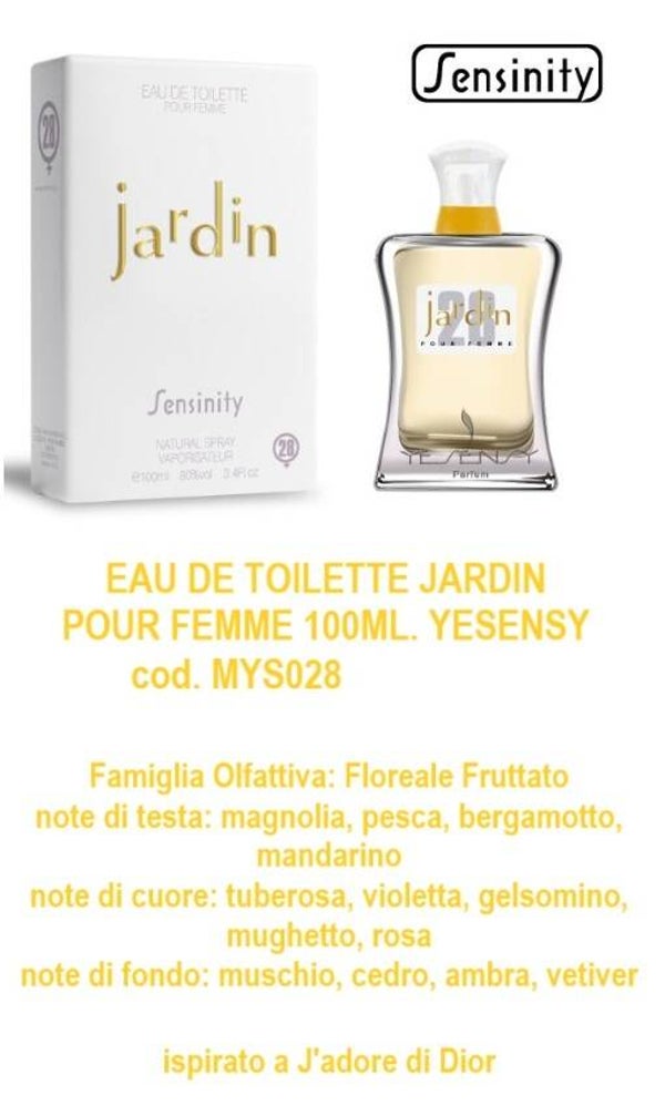 eau de toilette jardin Yesensy