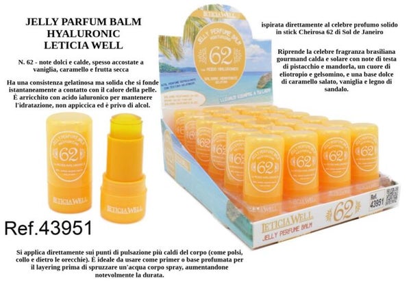 jelly profumo balm ialuronico Leticia Well