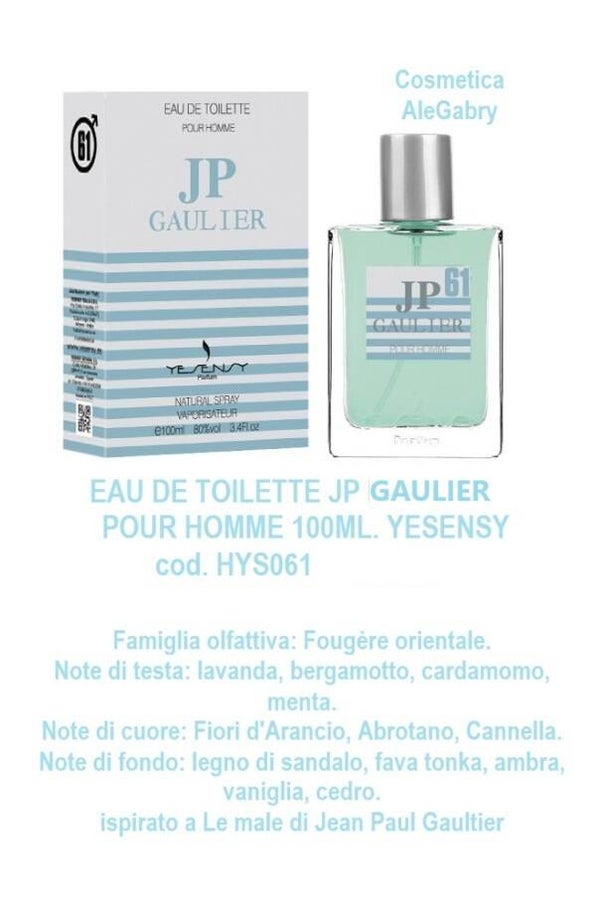 eau de toilette jp gaulier Yesensy