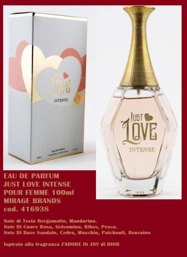 eau de parfum just love intense Mirage Brands