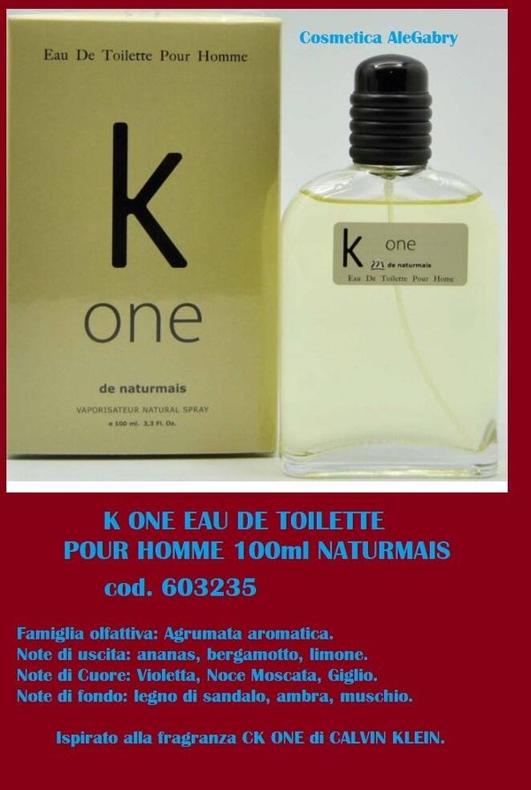 eau de toilette k one Naturmais