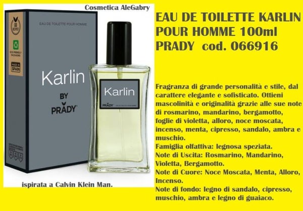 eau de toilette karlin Prady