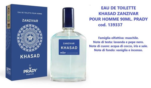 eau de toilette khasad zanzivar Prady