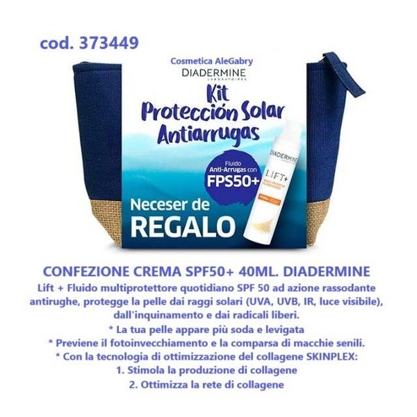 confezione kit solare  crema SPF50 40ml Diadermine