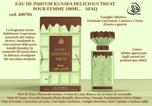 eau de parfum kunafa delicious treat Afaq