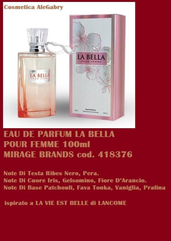 eau de parfum la bella Mirage Brands