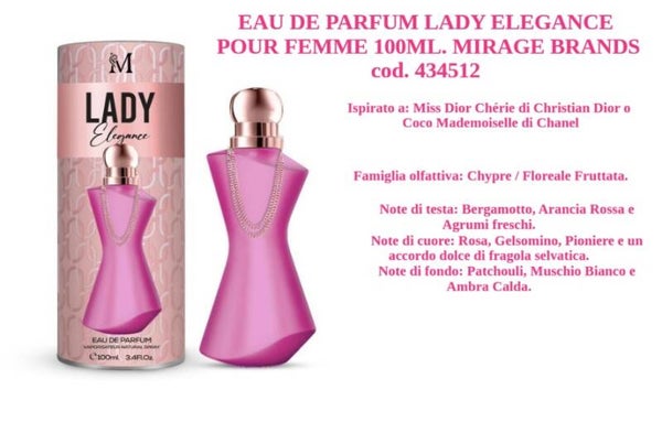eau de parfum lady elegance Mirage Brands
