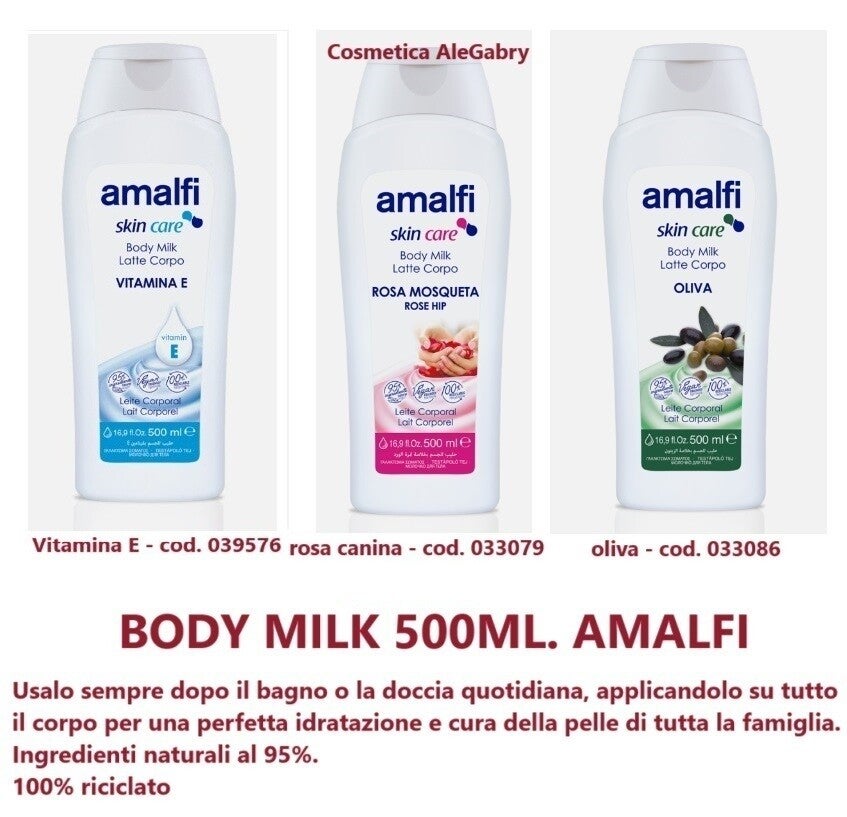 body milk 500ml Amalfi