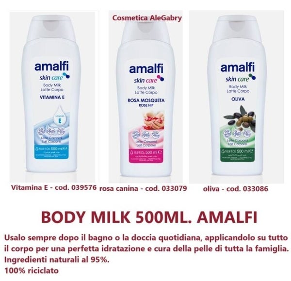 body milk 500ml Amalfi