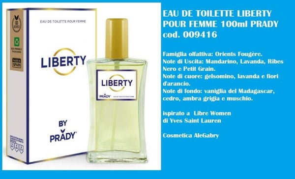 eau de toilette liberty Prady