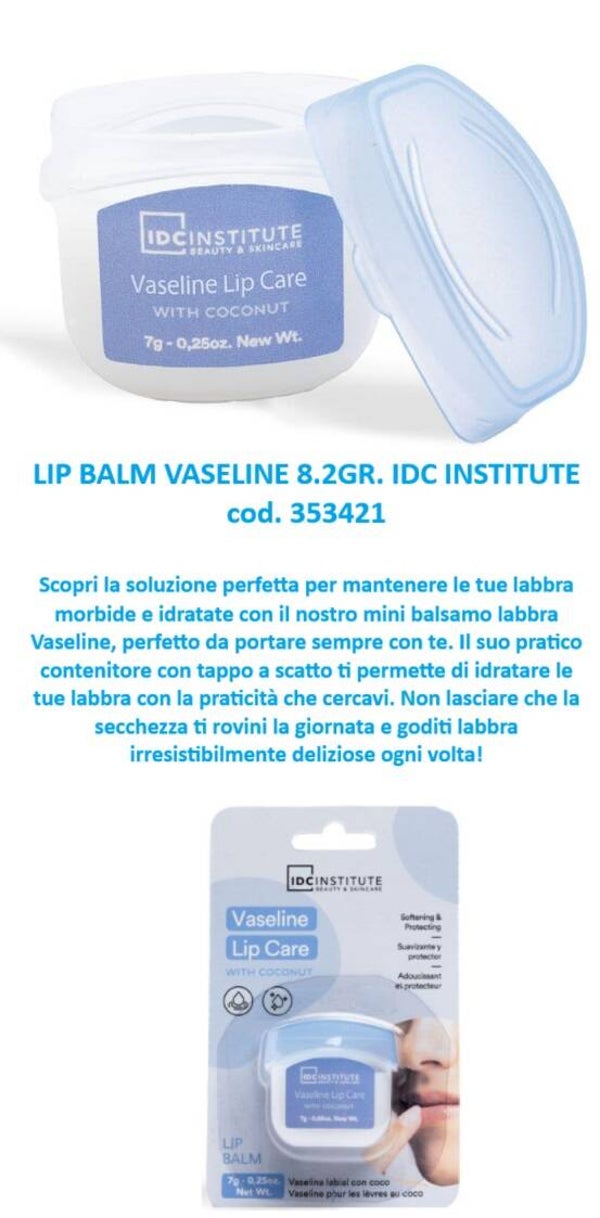 balsamo labbra vasellina IDC institute