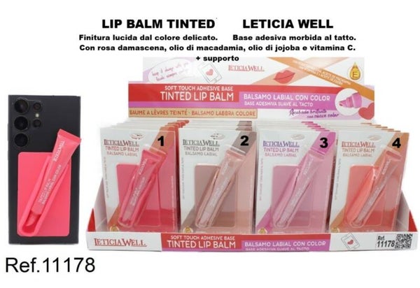 balsamo labbra tinted Leticia Well
