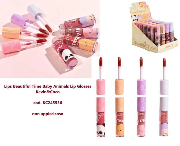 lipgloss beautiful time baby animals Kevin&Coco