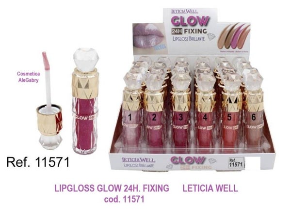 lipgloss glow 24h fixing Leticia Well