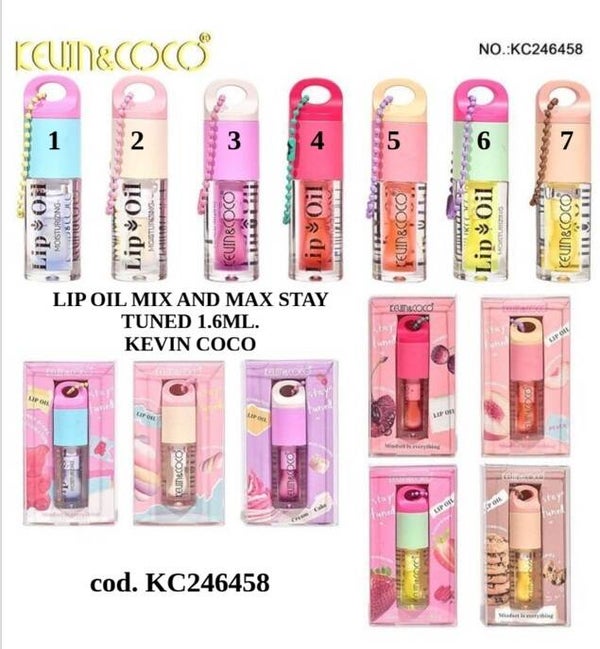lip oil mix and max stay tuned Kevin & Coco