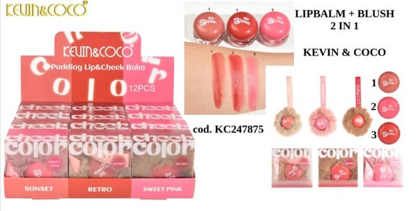 lipbalm e blush Kevin & Coco