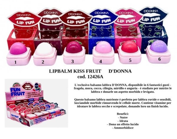 lipbalm kiss fruit D'Donna