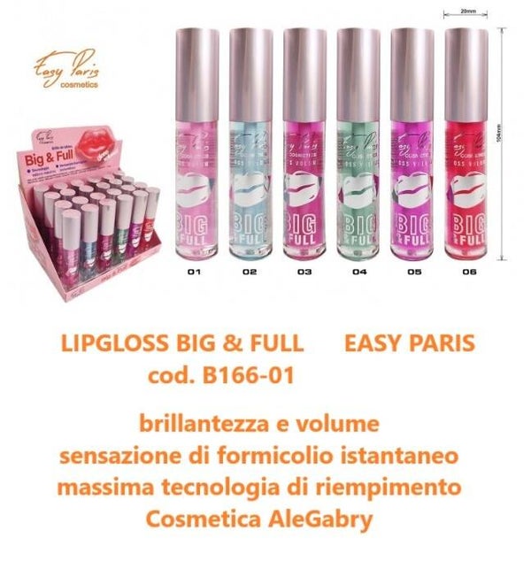lipgloss big&full Easy Paris