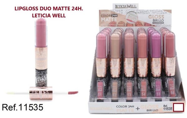 lipgloss duo matte Leticia Well