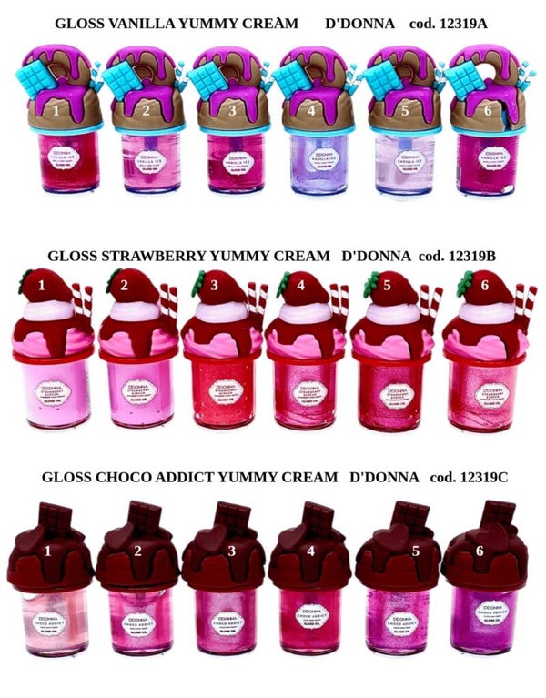 lipgloss yummy cream D'Donna