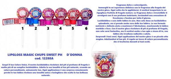 lipgloss magic chups sweet ph D'Donna