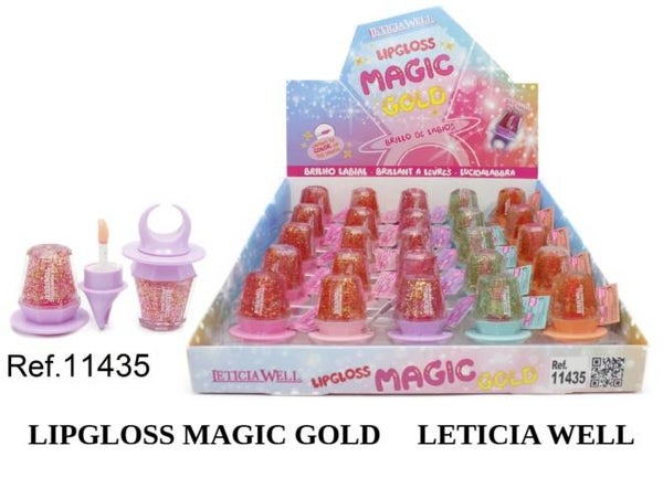 lipgloss magic gold Leticia Well