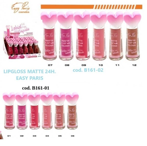 lipgloss matte 24h Easy Paris