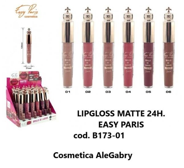 lipgloss matte 24h Easy Paris