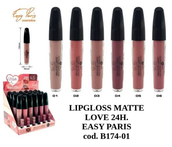 lipgloss matte love Easy Paris