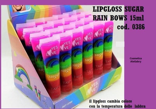 lipgloss sugar rain bows Yes Love
